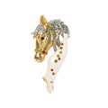 White Horse Prince Brooch