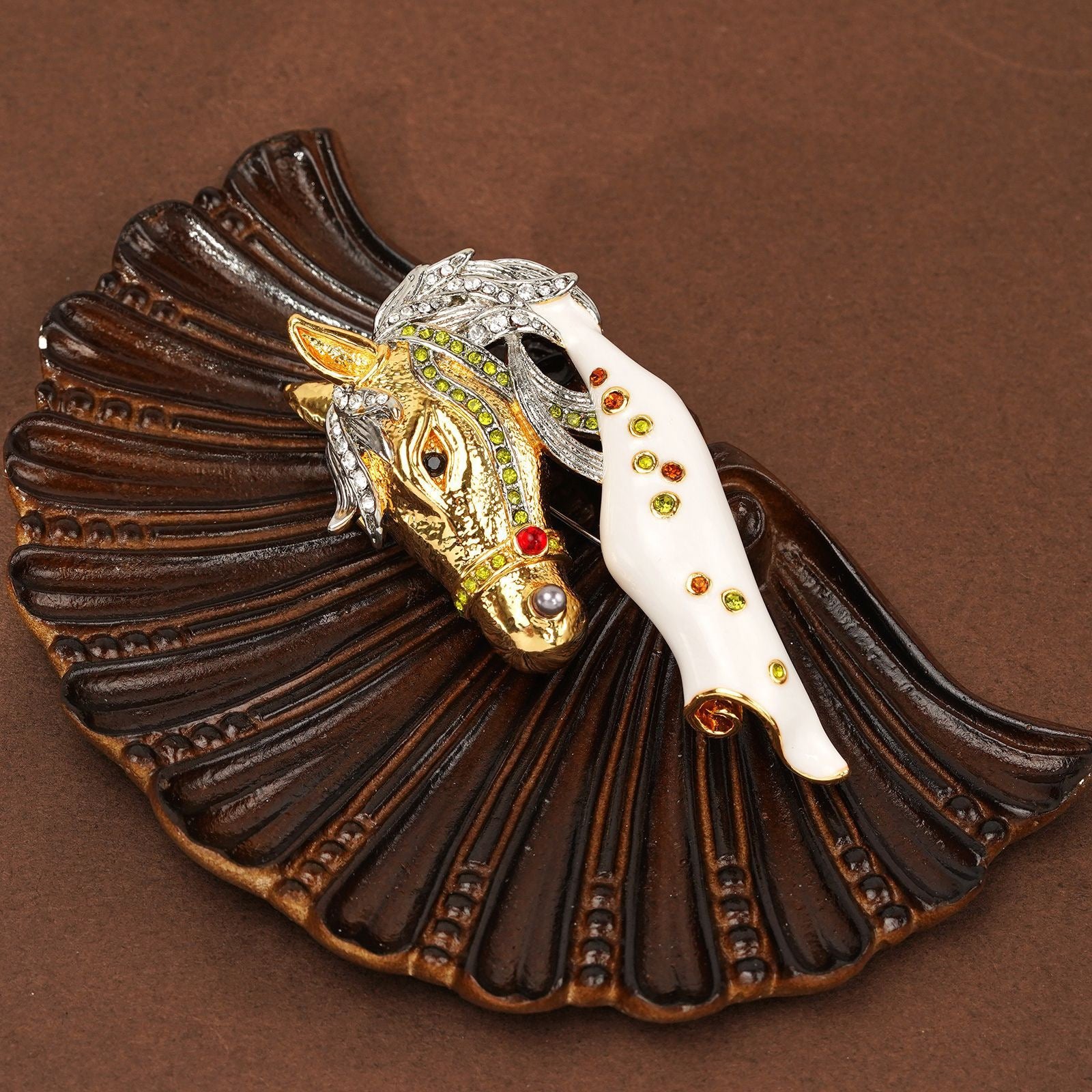 White Horse Prince Brooch