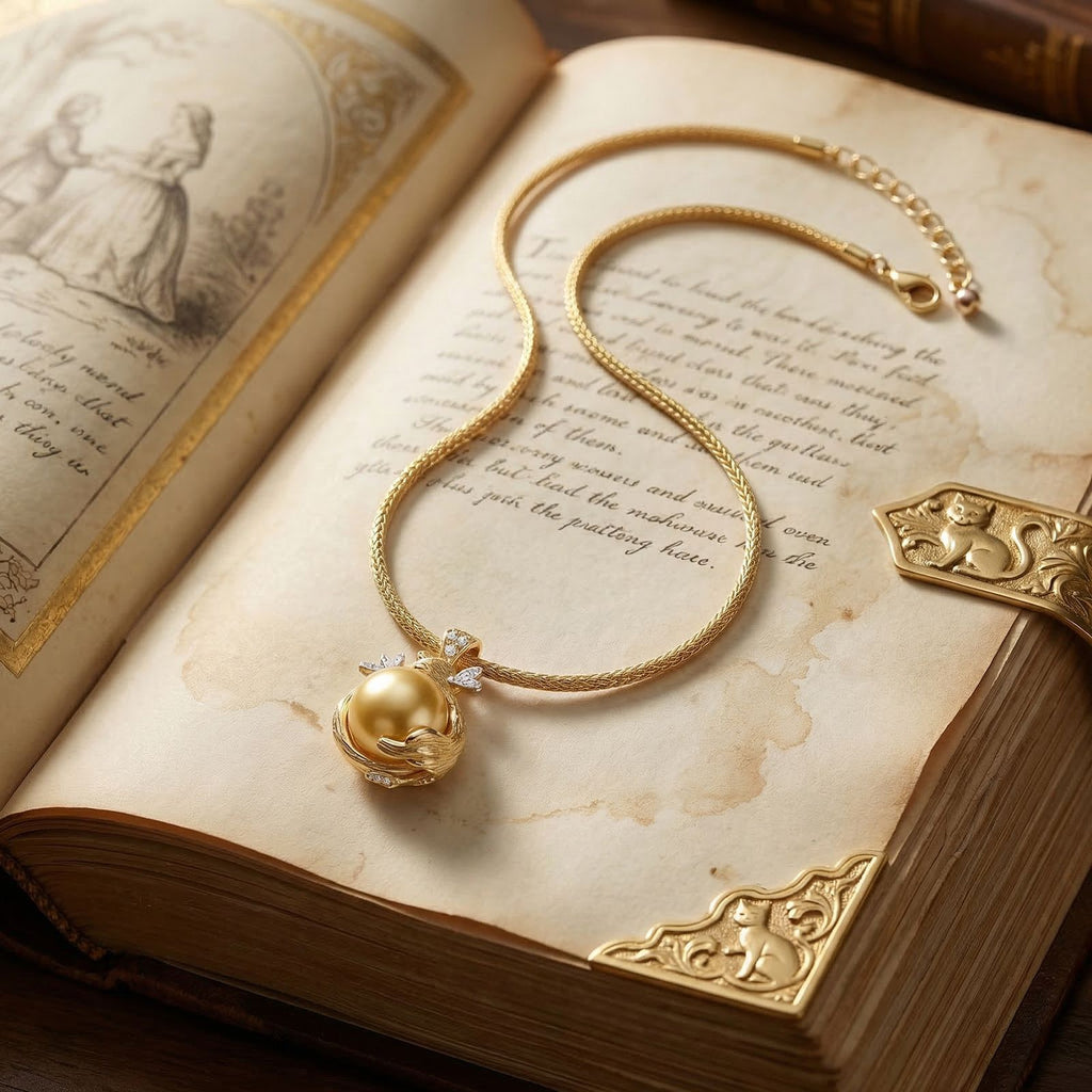 Bow Round Pendant Necklace