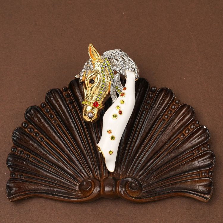White Horse Prince Brooch